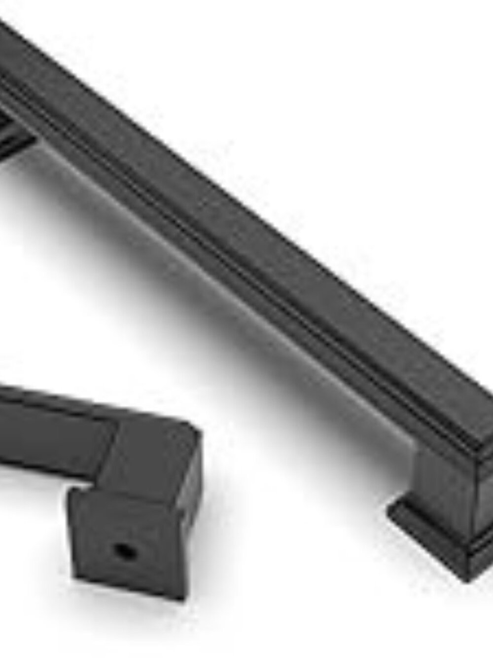 Brand New - Matte Black 5-Inch Cabinet/Drawer Handles - Set of 8